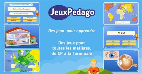 pedajo|Jeuxpedago : des jeux pour apprendre. Jeux ecole, jeux college,。